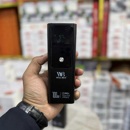 Amazon Lot PD 100W Ultra Fast 20000mAh Power Bank For Laptop & Smartphone With free 100W 3 in 1 Cable