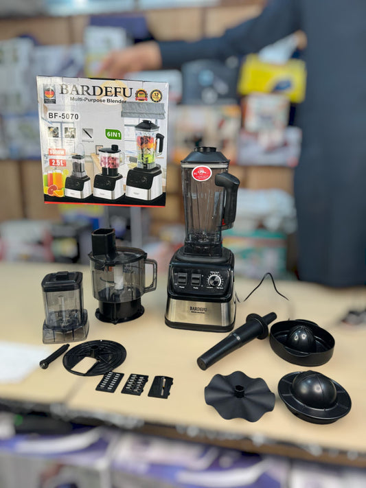 Bardefu 6 in 1  1 2.5L Multipurpose Blender - 5060 German Lot And 3 in 1 5060 model